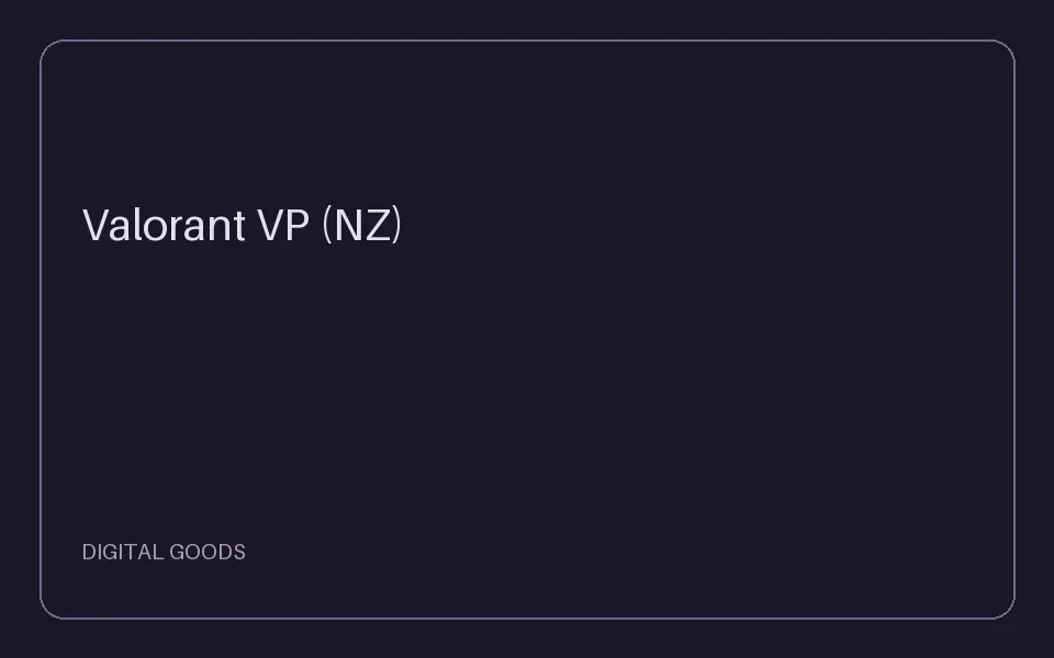 Valorant VP